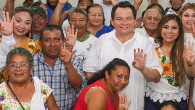 Encabezó animadas reuniones con militantes y simpatizantes morenistas