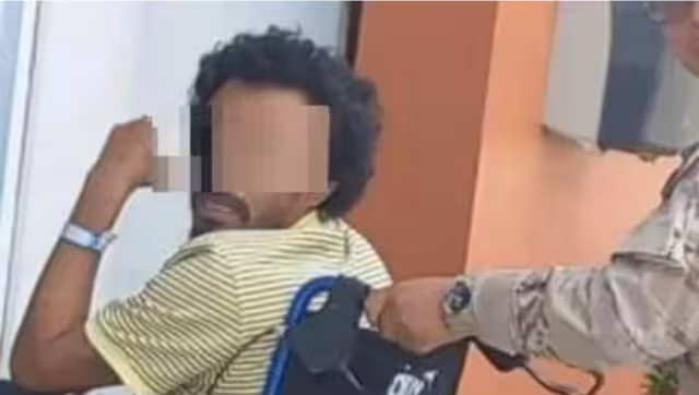 Fue detenido luego de una balacera entre pandillas de su país, donde resultó lesionado.