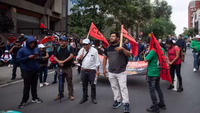Las protestas de la CNTE ocurren en la antesala de la inauguración del Mundial 2026, que tendrá como sede el Estadio Ciudad de México, antes Estadio Azteca