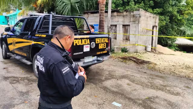 Al lugar llegaron elementos de la Secretaría de Seguridad Pública