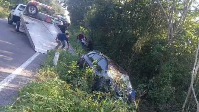 En el accidente, los ocupantes resultaron ilesos