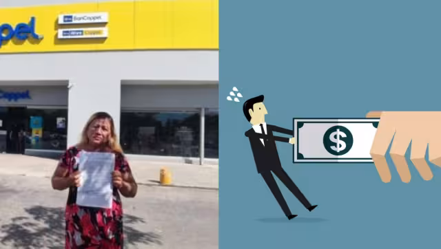 La mujer menciona que no realizó ningun movimiento