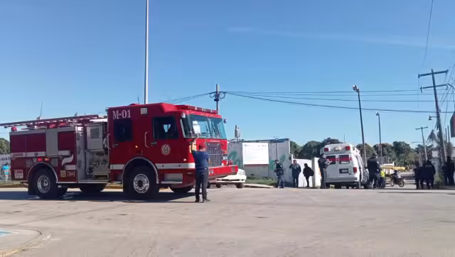 Poco después de las 10 de la mañana se activo la alarma por un accidente