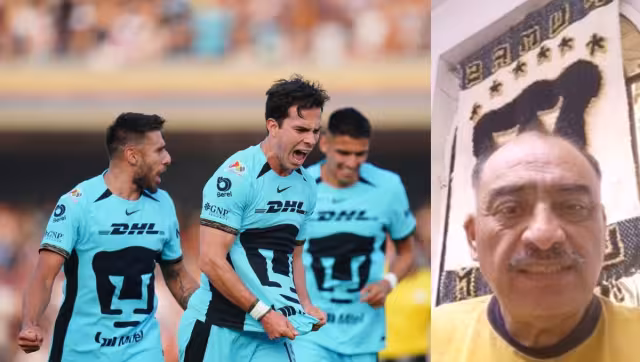 Él es Don Beto, el creador de la nueva porra de Pumas