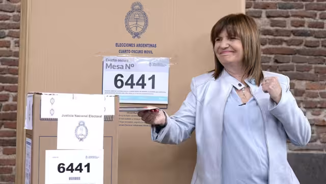 Patricia Bullrich, excandidata de la coalición opositora Juntos por el Cambio (centroderecha), apoyará a Javier Milei, a pesar de "diferencias"