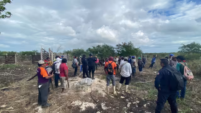 Desde el 2022, los presuntos dueños de la parcela Chankala tienen un pleito con los representantes de la Directiva del Consejo Ejidal