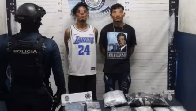 Los detenidos quedaron a cargo de la Fiscalía de Quintana Roo