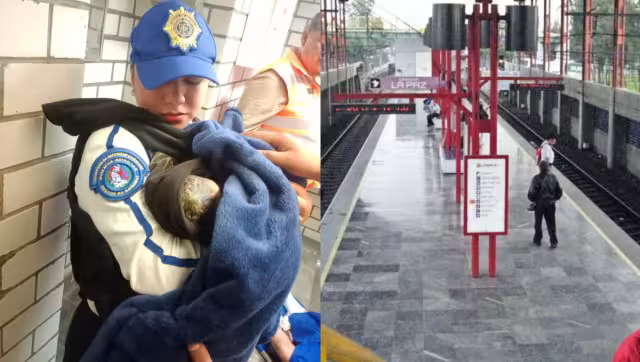 La joven dio a luz a una niña, por lo que fue trasladada a un hospital