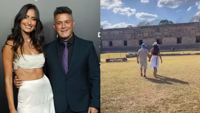 Alejandro Sanz visitó Uxmal junto a su novia Rachel Valdéz