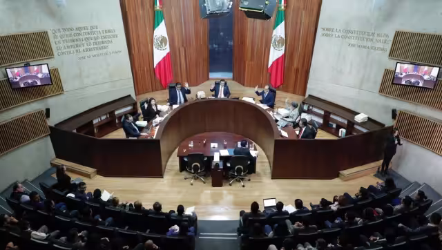 La Sala Superior del TEPJF recibió la denuncia contra el Presidente hecha por el PAN, Foto: TEPJF