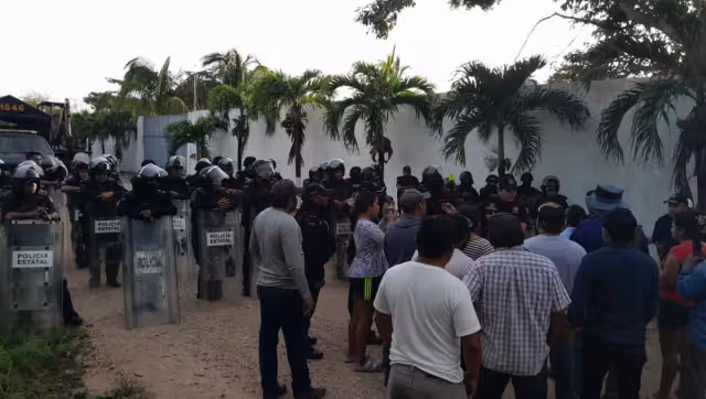 El bloqueo comenzó cerca de las seis de la mañana en el paso a San Rafael