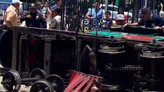 Percance en trenecito del Zoológico El Centenario deja dos lesionados en Mérida