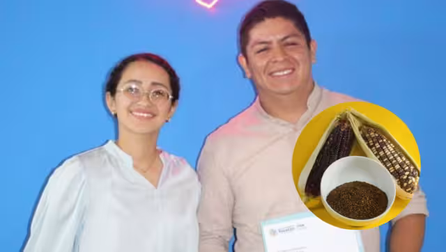 El joven ha creado una linea de productos a base de maíz
