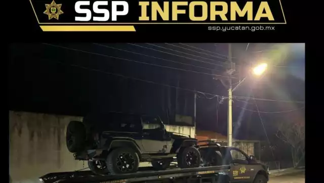 Daños a tres vehículos por impactos de balines en Mérida, el auto sospechoso ya fue retenido