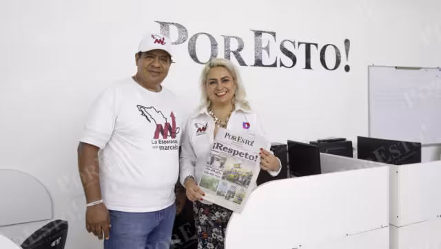 Diana León y Rafael Quintanar visitaron la Redacción de Por Esto! en Quintana Roo