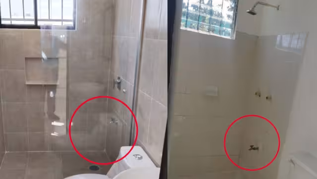 Las llaves bajo la regadera no son tan comunes en el resto de México