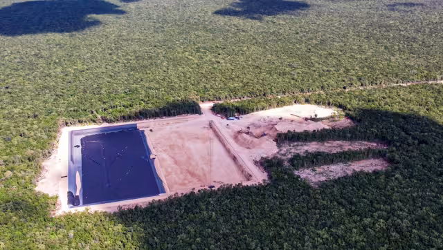 El lugar está en una zona de captación de agua para dos municipios
