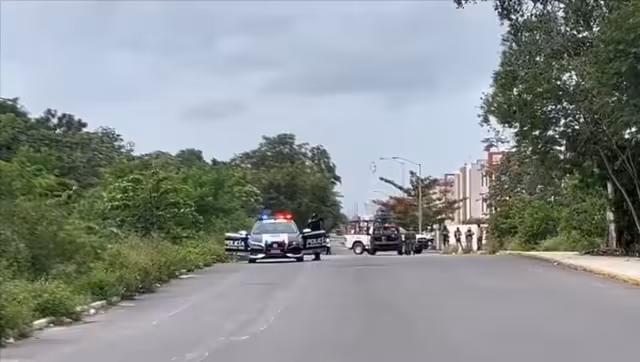 El cuerpo fue hallado cerca de la entrada del fraccionamiento