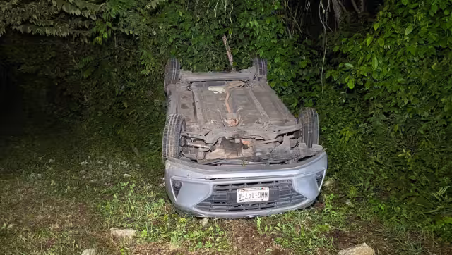 Los tripulantes del vehículo resultaron ilesos