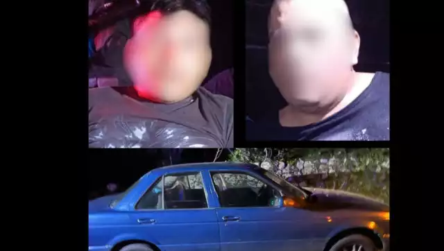 Persecución terminó con la detención de dos personas por robo de vehículo