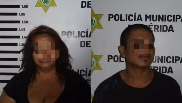 Ambos fueron detenidos y trasladados a la cárcel municipal de Mérida