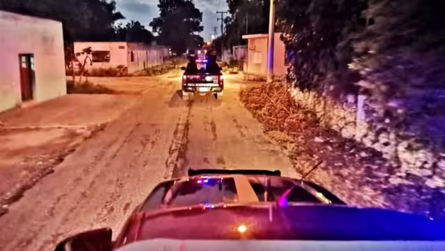 Se desconoce el paradero del sujeto, ya que huyó del sitio