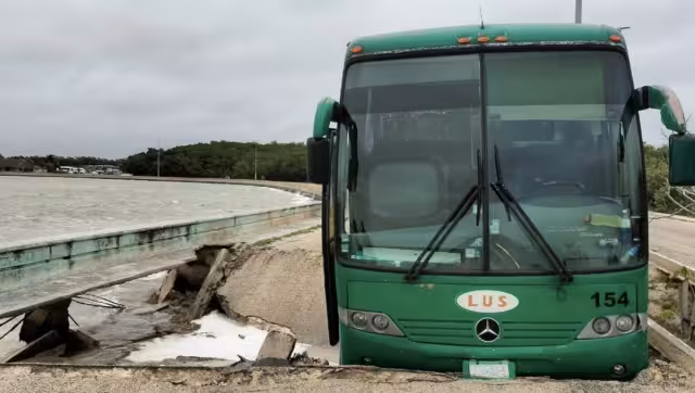 Sólo se registraron daños materiales; ningún pasajero resultó lesionado