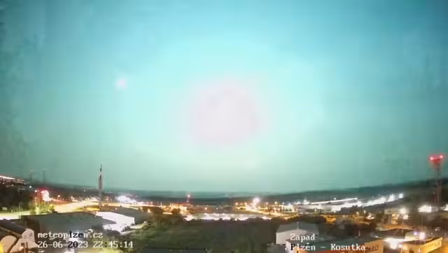 La luz duró a penas unos segundos. Foto: Especial