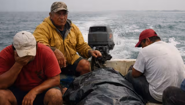 Autoridades esperaron el arribo de la embarcación