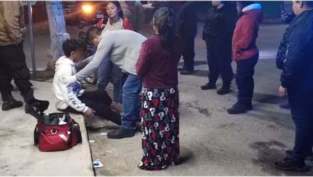 La motocicleta sufrió daños de consideración y fue retirada de la vía pública