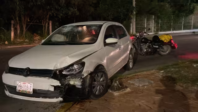 El saldo del accidente fue cerca de los 100 mil pesos
