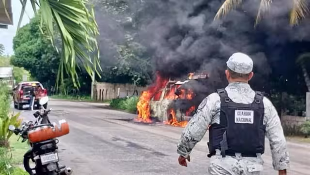 Las personas a bordo del vehículo no resultaron lesionadas