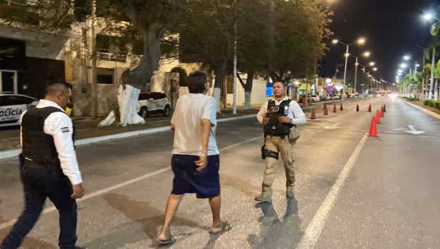 Al principio indicó no querer hacer la prueba de alcohol