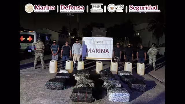 El Gabinete de Seguridad subrayó que, durante la actual administración, la Secretaría de Marina ha logrado asegurar más de 62 toneladas de cocaína en altamar