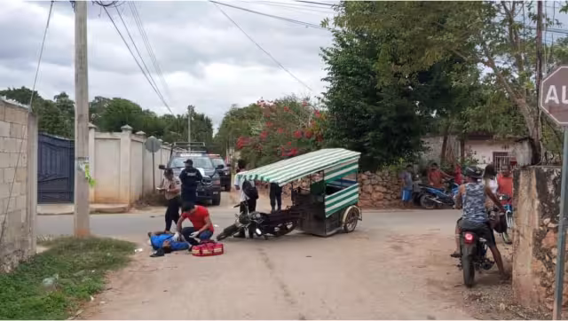 El accidente fue percibido por vecinos, quienes dieron aviso a la Policía Municipal de Muna