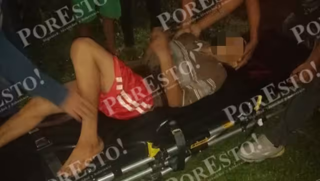 Tras controlar el sangrado fue traslado al área de urgencias para su atención medica