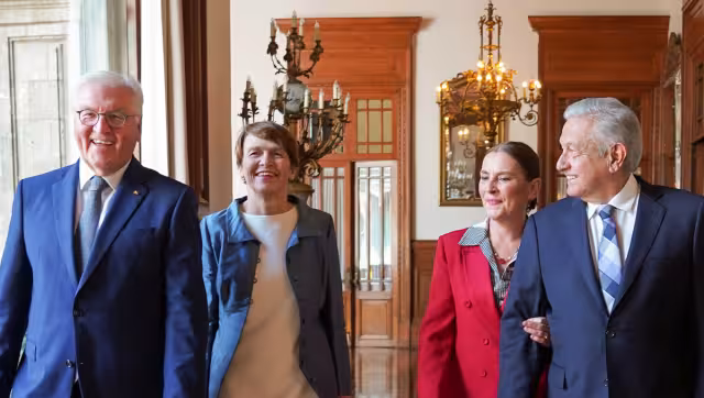 Hablamos sobre economía, comercio, justicia y paz: AMLO tras reunión con presidente de Alemania