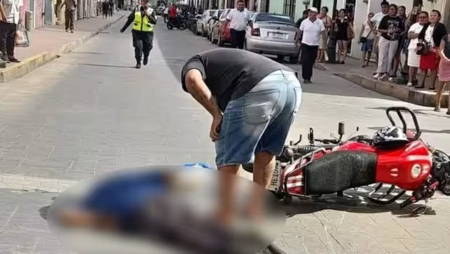 Al sitio arribaron unidades de la Policía y una ambulancia de la Cruz Roja
