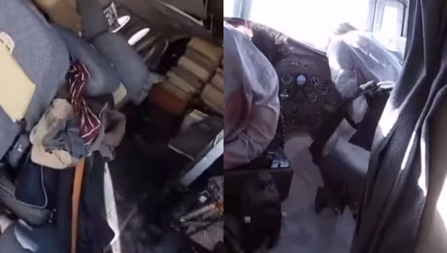 El avión fue usado para grabar la película 'La sociedad de la nieve'