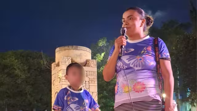 Gaby Eugenia Andrade es madre de un menor con dermatomiositis