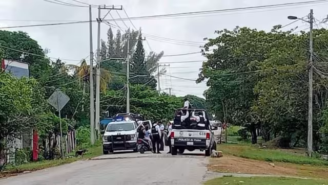 La narcomanta medía, aproximadamente, 5 metros