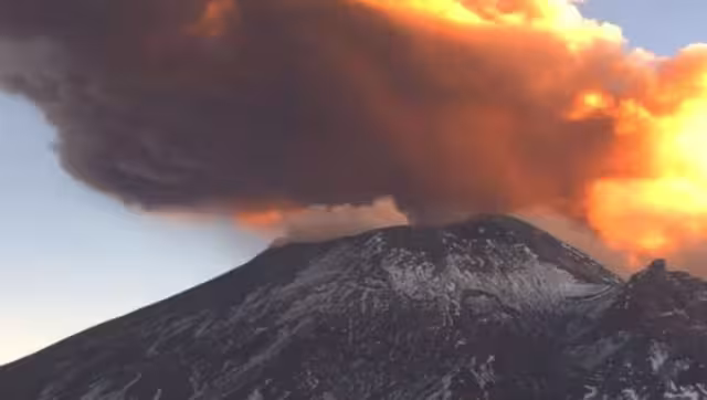 Así se vivió el estallido del volcán Popocatépetl