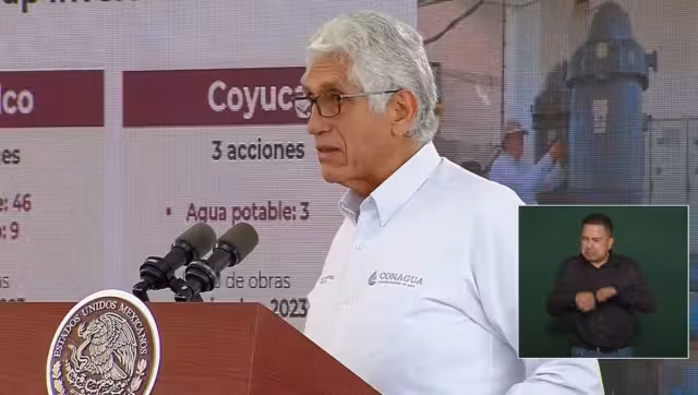 Germán Martínez Santoyo, titular de Conagua, aseguró que las acciones de la dependencia en Acapulco, han permitido incrementar 153 por ciento más de caudal