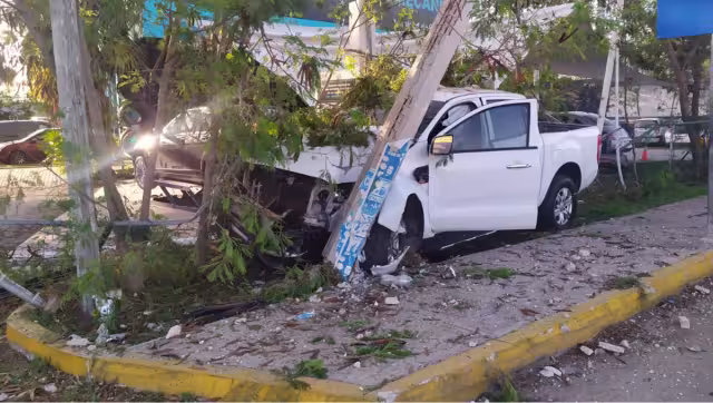 La mujer perdió el control del volante y no pudo explicar cuál fue la razón