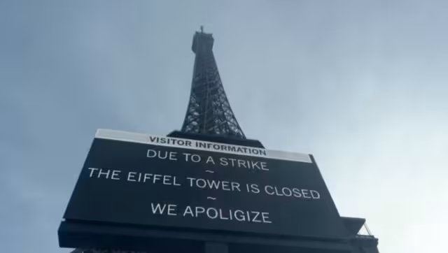 La Torre Eiffel cerró sus puertas a los  visitantes por una huelga de trabajadores