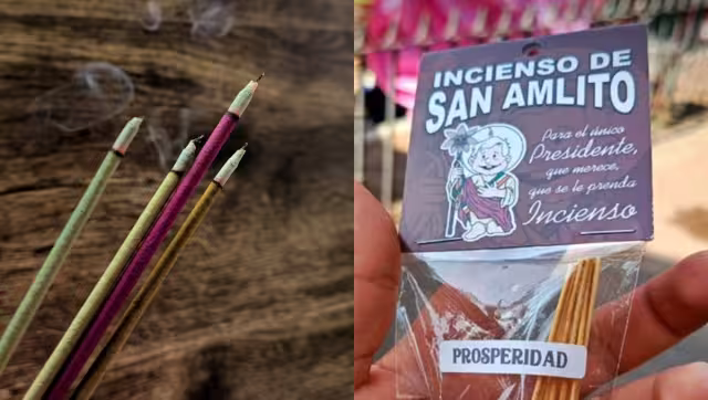 El incienso se vende en 15 pesos la pieza en la CDMX