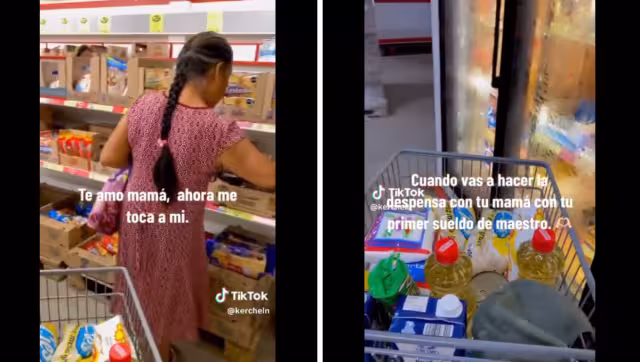 El gesto del joven conmovió a los usuarios en redes sociales