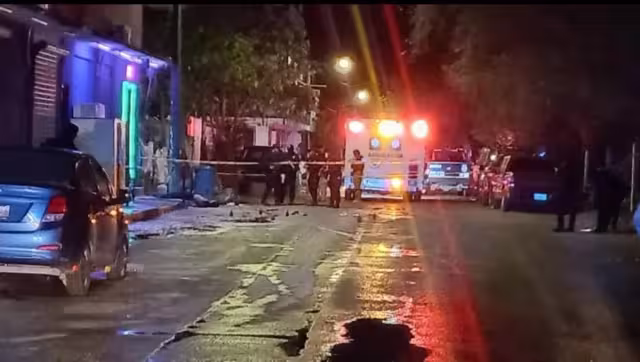 La manta que tenía una leyenda dirigida a cinco personas en específico y firmada por un supuesto “Comandante Terror”