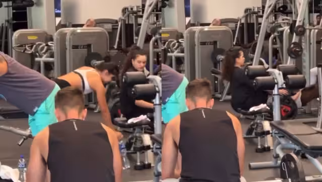 Usuarios captaron a Rosalía en un gimnasio de la CDMX