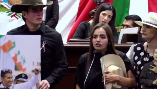 Grecia Quiroz, viuda de Carlos Manzo, se convirtió en alcalde de Uruapan. 